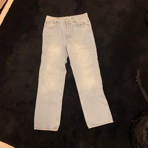 NEW reformation light wash straight jeans